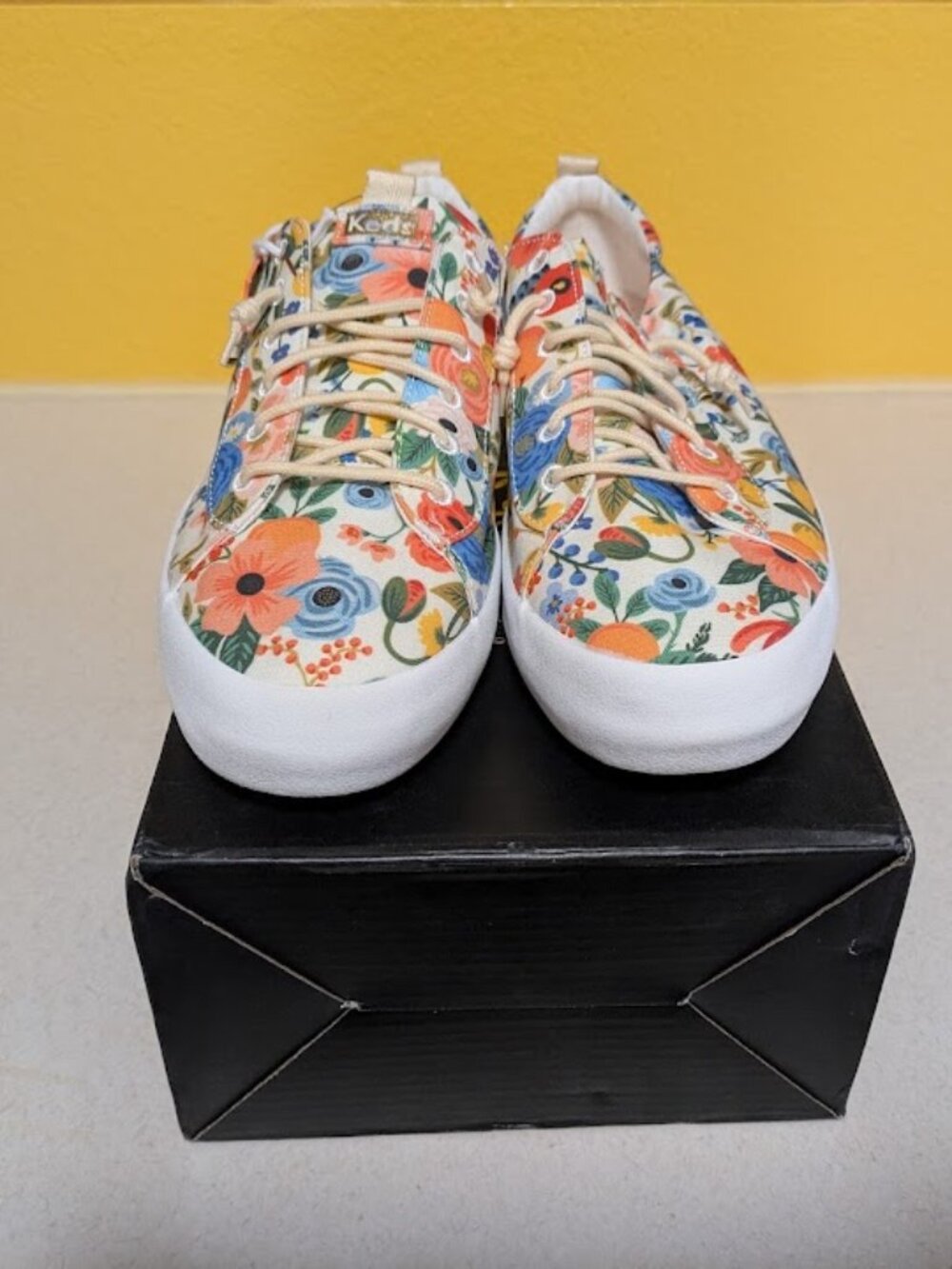 HTF Keds x Rifle Paper Kickback Floral Sneaker Women's 11